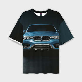 Мужская футболка oversize 3D с принтом BMW X4 Concept в Тюмени,  |  | авто | бмв