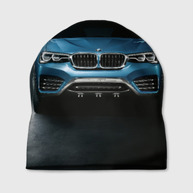 Шапка 3D с принтом BMW X4 Concept в Тюмени, 100% полиэстер | универсальный размер, печать по всей поверхности изделия | Тематика изображения на принте: авто | бмв