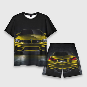 Мужской костюм с шортами 3D с принтом BMW M4 Concept ,  |  | Тематика изображения на принте: bmw | бмв