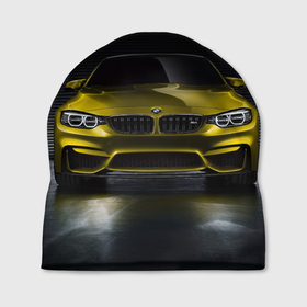 Шапка 3D с принтом BMW M4 Concept , 100% полиэстер | универсальный размер, печать по всей поверхности изделия | Тематика изображения на принте: bmw | бмв