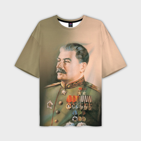Мужская футболка oversize 3D с принтом Сталин 1 в Тюмени,  |  | знаменитости | иосиф сталин | ретро | ссср