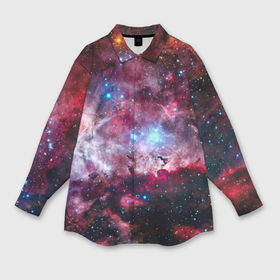 Мужская рубашка oversize 3D с принтом Космос ,  |  | star | вселенная | звезды | космос