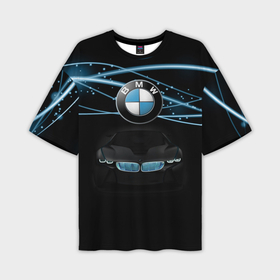 Мужская футболка oversize 3D с принтом BMW в городе Новоалтайск,  |  | Тематика изображения на принте: bmw | бмв | бумер | на макете изображён автомобиль bmw. автомобиль