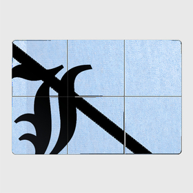 Магнитный плакат 3Х2 с принтом Death Note L в Кировске, Полимерный материал с магнитным слоем | 6 деталей размером 9*9 см | death note | l