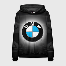 Мужская толстовка 3D с принтом BMW в Белгороде, 100% полиэстер | двухслойный капюшон со шнурком для регулировки, мягкие манжеты на рукавах и по низу толстовки, спереди карман-кенгуру с мягким внутренним слоем. | bmw | бмв | лого | логотип