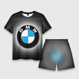 Мужской костюм с шортами 3D с принтом BMW в Петрозаводске,  |  | bmw | бмв | лого | логотип
