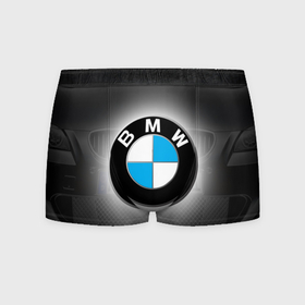 Мужские трусы 3D с принтом BMW в Тюмени, 50% хлопок, 50% полиэстер | классическая посадка, на поясе мягкая тканевая резинка | Тематика изображения на принте: bmw | бмв | лого | логотип