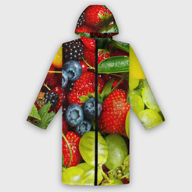 Мужской дождевик 3D с принтом Вкусные ягоды ,  |  | виноград | вкусно | голубика | дача | деревня | ежевика | клубника | малина | огород | полезно | рябина | сад | смородина | сок | фрукты | черника | ягоды