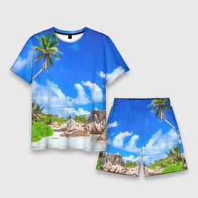 Мужской костюм с шортами 3D с принтом Сейшельские острова ,  |  | Тематика изображения на принте: seychelles | восточная африка | индийский океан | каникулы | море | островное государство | отдых | отпуск | пальмы | песок | пляж | приключение | путешествие | рай | сейшелы | сейшельские острова | туризм