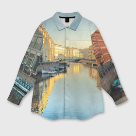 Мужская рубашка oversize 3D с принтом Питер ,  |  | russia | saint petersburg | интеллигенция | культурная столица | мосты | нева | петергоф | питер | россия | санкт петербург | фантаны | финский залив | хипстер