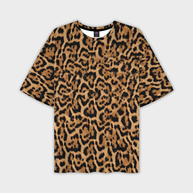 Мужская футболка oversize 3D с принтом Jaguar в Тюмени,  |  | оцелот | пума | текстура | ягуар