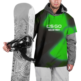 Накидка на куртку 3D с принтом cs:go - Nuclear Threat , 100% полиэстер |  | cs | csgo | go | зеленый | кс | радиация