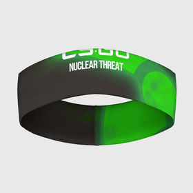 Повязка на голову 3D с принтом cs:go   Nuclear Threat (Ядерная Угроза) в Санкт-Петербурге,  |  | cs | csgo | go | зеленый | кс | радиация