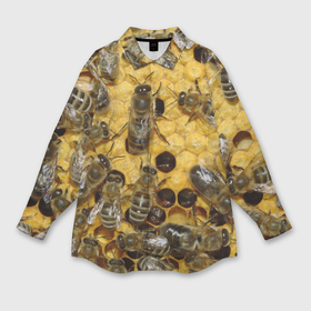 Мужская рубашка oversize 3D с принтом Пчела в Белгороде,  |  | Тематика изображения на принте: лето | мед | насекомые | оса | природа | пчелы | шмель