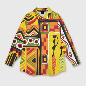Мужская рубашка oversize 3D с принтом Африка Africa в Санкт-Петербурге,  |  | орнамент | этнический | этно | яркий