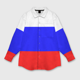 Мужская рубашка oversize 3D с принтом Россия ,  |  | Тематика изображения на принте: народный | россия | русский | страны | триколор | флаг