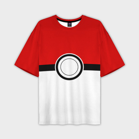 Мужская футболка oversize 3D с принтом Покеболл 4 в Курске,  |  | pokemon | pokemon go | покемон | покемон го