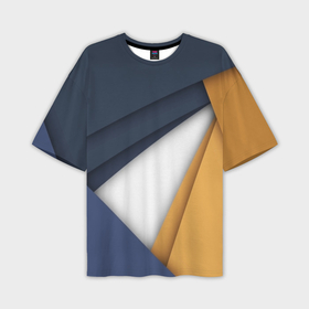 Мужская футболка oversize 3D с принтом Абстракция 4 ,  |  | линии | орнамент | прикольные картинки | узор | цвет