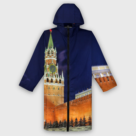Мужской дождевик 3D с принтом Кремль ,  |  | moscow | russia | гордость | кремль | москва | отечество | родина | россия | столица