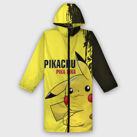 Мужской дождевик 3D с принтом Pikachu Pika Pika в Новосибирске,  |  | Тематика изображения на принте: go | pikachu | pokemon | го | пика | пикачу | покемон
