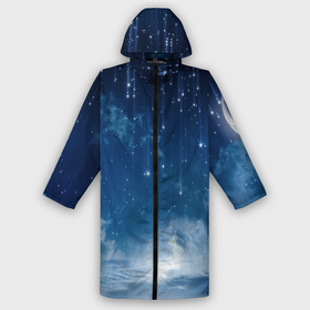 Мужской дождевик 3D с принтом Звездное небо в Петрозаводске,  |  | вселенная | галактика | звезды | небо | ночь