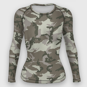Женский рашгард 3D с принтом Камуфляж лесной летний ,  |  | army | camo | camouflage | fishing | hunting | армия | камуфляж | маскировка | охота | рыбалка