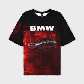 Мужская футболка oversize 3D с принтом BMW ,  |  | bmw | авто | автомобиль | бмв | бумер | водитель | гараж | машина | тачка