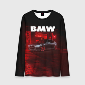 Мужской лонгслив 3D с принтом BMW в Тюмени, 100% полиэстер | длинные рукава, круглый вырез горловины, полуприлегающий силуэт | bmw | авто | автомобиль | бмв | бумер | водитель | гараж | машина | тачка