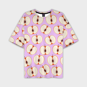 Мужская футболка oversize 3D с принтом Молодильные яблочки в Екатеринбурге,  |  | life in da trash | vogue | алена двойченкова | вог | двойченкова | егор дружинин | мига | мигель | молодильные яблочки | персики | танцы | танцы на тнт | тнт | яблоки | яблочки
