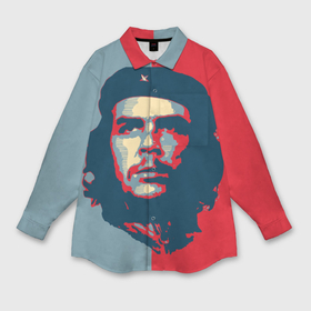 Мужская рубашка oversize 3D с принтом Che Guevara в Белгороде,  |  | Тематика изображения на принте: че гевара
