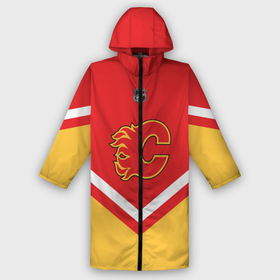 Мужской дождевик 3D с принтом Calgary Flames эмблема ,  |  | 