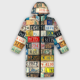 Мужской дождевик 3D с принтом Автомобильные номера мира в Белгороде,  |  | Тематика изображения на принте: art | collage | country | number | retro | road | world | автомобильные | искусство | коллаж | мир | номера | ретро | страны