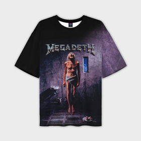 Мужская футболка oversize 3D с принтом Megadeth 7 в Кировске,  |  | megadeth | дирк вербурен | дэвид эллефсон | дэйв мастейн | кико лоурейро | мегадэт