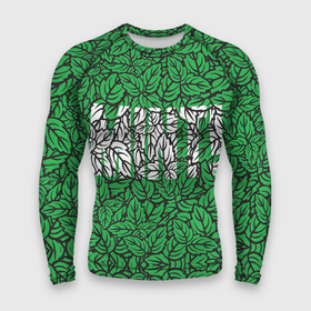 Мужской рашгард 3D с принтом Mint   Мята в Петрозаводске,  |  | 420 | buds | mint | зеленый | зелень | листья | мята | мятный | природа | раста | растаман | текстура | узор | шишки