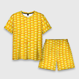 Мужской костюм с шортами 3D с принтом Сладкая вареная кукуруза в Белгороде,  |  | еда | кукуруза