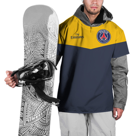 Накидка на куртку 3D с принтом Paris Saint-Germain - Navy Yellow (Collections 2018) в Кировске, 100% полиэстер |  | Тематика изображения на принте: paris saint germain | psg | псж