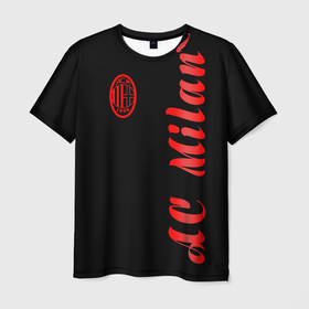 Мужская футболка 3D с принтом AC Milan - Milan 2018 , 100% полиэфир | прямой крой, круглый вырез горловины, длина до линии бедер | 0x000000123 | ac milan | itali | италия | милан