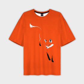Мужская футболка oversize 3D с принтом Лисица в Санкт-Петербурге,  |  | Тематика изображения на принте: зверь | лис | лиса | лисица | лисонька | рыжая | хищник