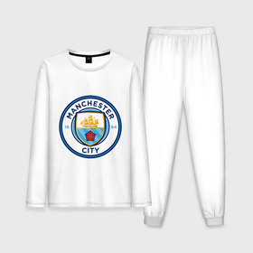 Мужская пижама с лонгсливом хлопок с принтом Manchester City в Курске,  |  | citi | city | manchester | siti | англия | болельщик | горожане | гостевая | манчестер | сити | фанат | форма | футбольная