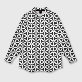 Мужская рубашка oversize 3D с принтом Цветок Жизни в Новосибирске,  |  | геометрия пространства | герметизм | древо жизни | друнвало мельхиседек | куб метатрона | мудрость | сакральная геометрия | семя жизни | ткань пространства | цветок жизни
