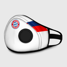 Маска из неопрена с принтом Bayern Munchen - FC Bayern в городе Новоалтайск, неопрен 100% | Форма огибающая нос. Резинки для ушей с дополнительной резинкой на затылке. Клапан для выдоха для активного дыхания при занятиях спортом. Эластичный материал маски и окантовки для лучшего растяжения и прилегания маски.  | 0x000000123 | bayern munchen | black | fcb | football | premium | бавария мюнхен | футбол | чёрный