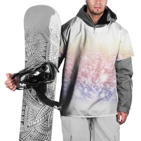 Накидка на куртку 3D с принтом Зимний лес в Тюмени, 100% полиэстер |  | Тематика изображения на принте: зима | рождество