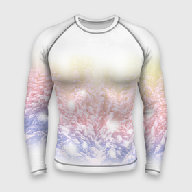 Мужской рашгард 3D с принтом Зимний лес в Ухте,  |  | зима | рождество