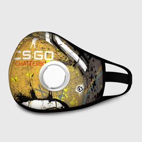 Маска из неопрена с принтом cs:go   Chatterbox 2022 (Щелкунчик) в городе Новоалтайск, неопрен 100% | Форма огибающая нос. Резинки для ушей с дополнительной резинкой на затылке. Клапан для выдоха для активного дыхания при занятиях спортом. Эластичный материал маски и окантовки для лучшего растяжения и прилегания маски.  | Тематика изображения на принте: 0x000000123 | chatterbox | counter strike | csgo | ксго | щелкунчик