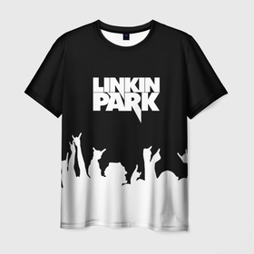 Мужская футболка 3D с принтом Linkin Park в Белгороде, 100% полиэфир | прямой крой, круглый вырез горловины, длина до линии бедер | bennington | chester | linkin park | альтернативный | беннингтон | группа | ленкин | линкин | майк | метал | музыкант | ню | нюметал | парк | певец | рок | рэп | честер | электроник