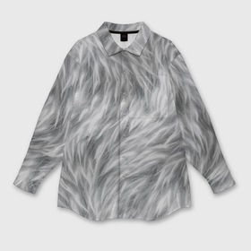 Мужская рубашка oversize 3D с принтом Шкура волка в Курске,  |  | волк | дикая | дикий | животное | лес | луна | ночь | собака | тьма