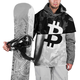 Накидка на куртку 3D с принтом BITCOIN Black Collection в Курске, 100% полиэстер |  | bitcoin | btc | crypto | miner | mining | биткоин | валюта | деньги | криптовалюта | майнинг | цифровое золото