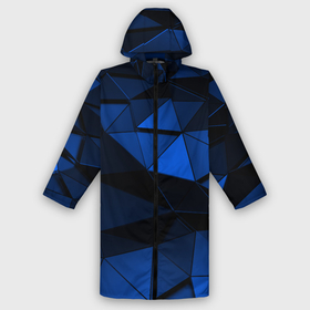 Мужской дождевик 3D с принтом Blue abstraction collection в Санкт-Петербурге,  |  | abstraction | geometry | polygon | абстракция | геометрия | грань | краски | кубик | кубики | линии | мозаика | полигон | разноцветные | ребро | текстура | тени | узор