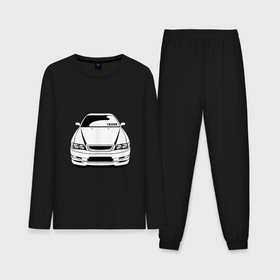 Мужская пижама с лонгсливом хлопок с принтом Toyota Chaser ,  |  | Тематика изображения на принте: chaser | jdm | tourer v | toyota