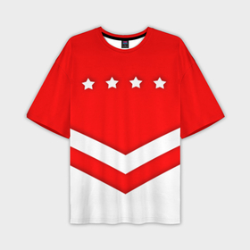 Мужская футболка oversize 3D с принтом Звезды и полосы в Тюмени,  |  | Тематика изображения на принте: fcsm | football | sp | мясные | футбольный клуб